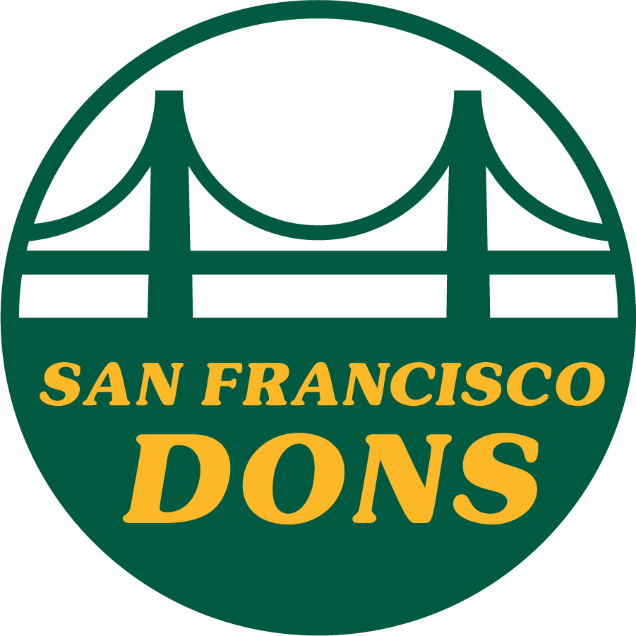 San Francisco Dons 1974-1993 Primary Logo diy iron on heat transfer